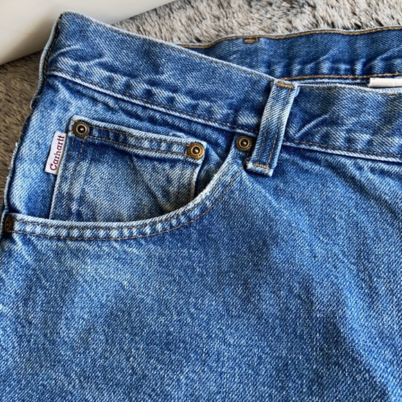 Carhartt Destroyed Mom Jeans Ultra High Waisted - Picture 7 of 15
